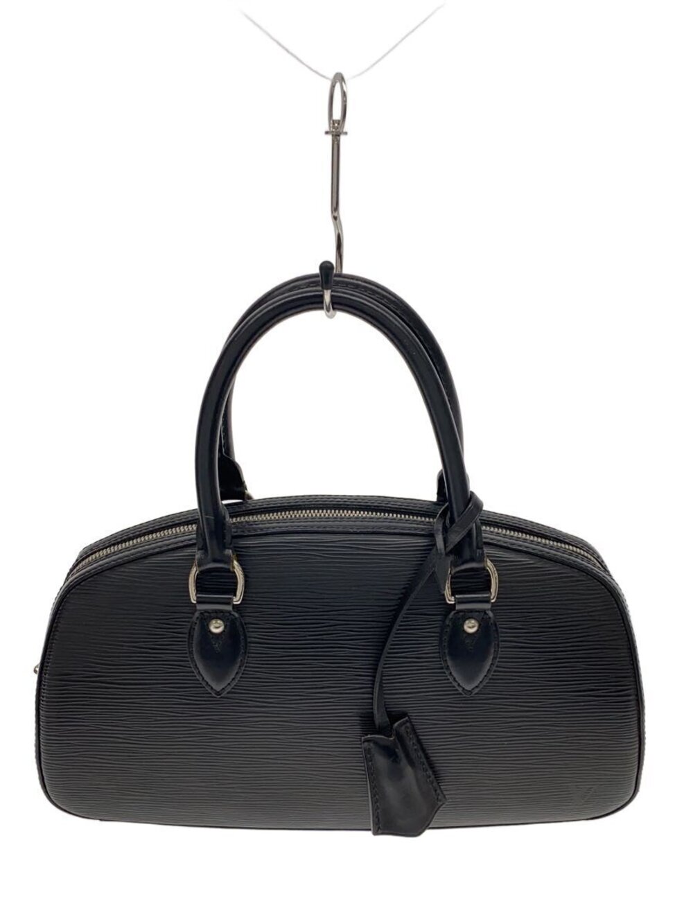 LOUIS VUITTON Jasmine Epi Handbag Leather Black LV